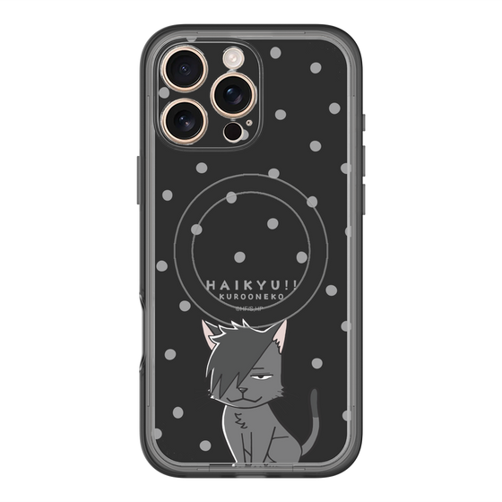 スリムプロテクションプレミアムケース with MagSafe［ ハイキュー!! - クロオネコ ］