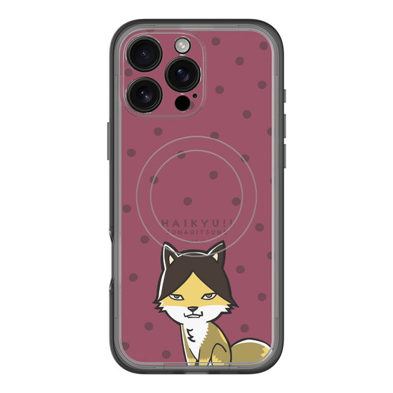 スリムプロテクションプレミアムケース with MagSafe［ ハイキュー!! - スナギツネ ］