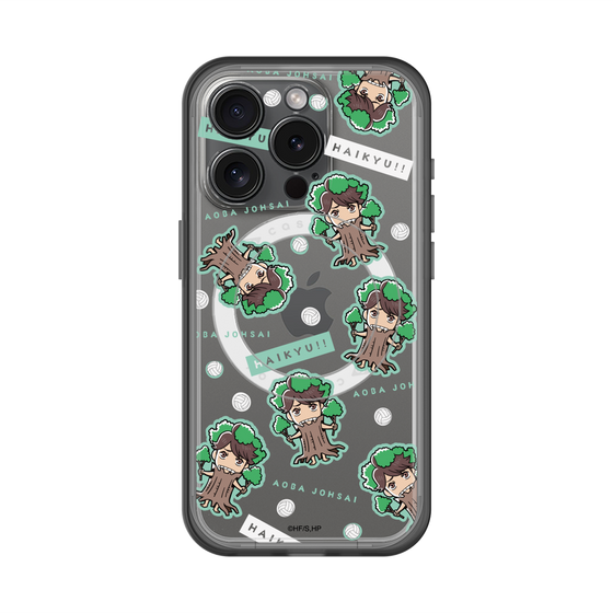 スリムプロテクションプレミアムケース with MagSafe［ ハイキュー!! - マスコットキャラ - 青葉城西高校 ］