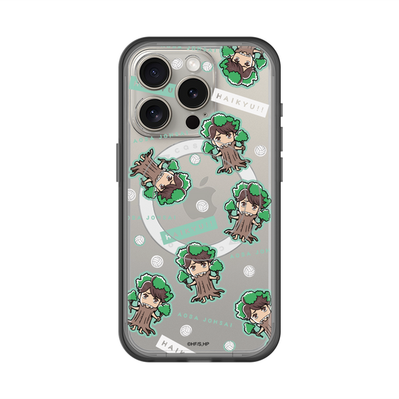 スリムプロテクションプレミアムケース with MagSafe［ ハイキュー!! - マスコットキャラ - 青葉城西高校 ］