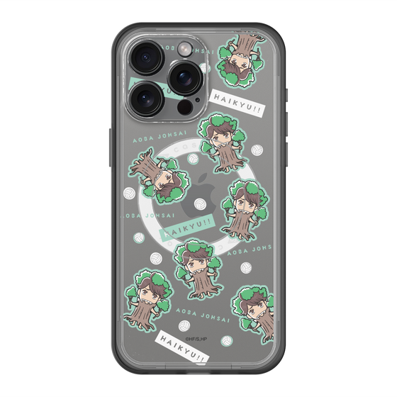 スリムプロテクションプレミアムケース with MagSafe［ ハイキュー!! - マスコットキャラ - 青葉城西高校 ］