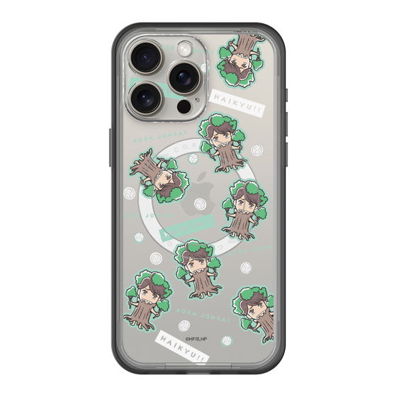 スリムプロテクションプレミアムケース with MagSafe［ ハイキュー!! - マスコットキャラ - 青葉城西高校 ］