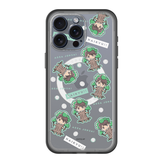 スリムプロテクションプレミアムケース with MagSafe［ ハイキュー!! - マスコットキャラ - 青葉城西高校 ］