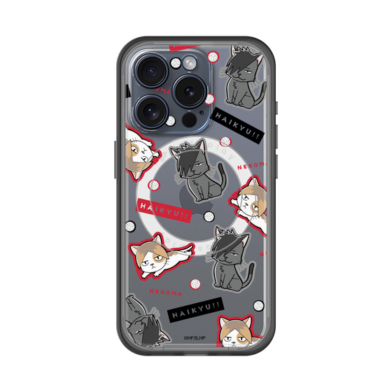 スリムプロテクションプレミアムケース with MagSafe［ ハイキュー!! - マスコットキャラ - 音駒高校 ］