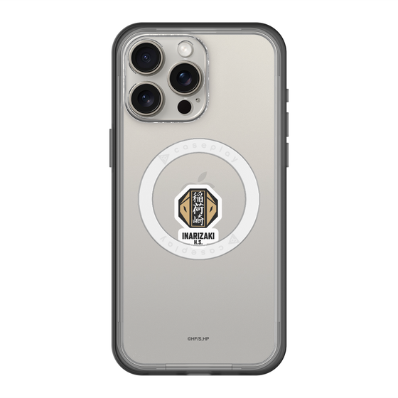 スリムプロテクションプレミアムケース with MagSafe［ ハイキュー!! - スクールバッジ - 稲荷崎高校 ］