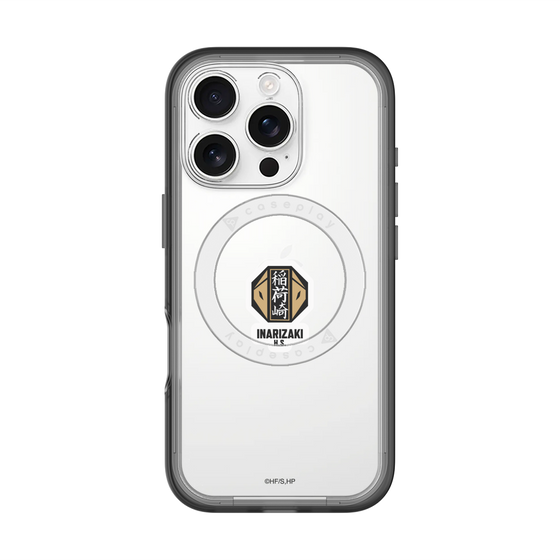 スリムプロテクションプレミアムケース with MagSafe［ ハイキュー!! - スクールバッジ - 稲荷崎高校 ］