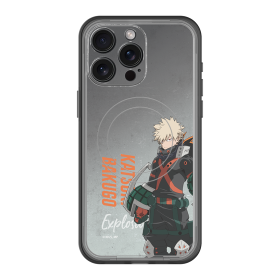 スリムプロテクションプレミアムケース with MagSafe［ 僕のヒーローアカデミア - 立ち絵 - 爆豪 勝己 ］