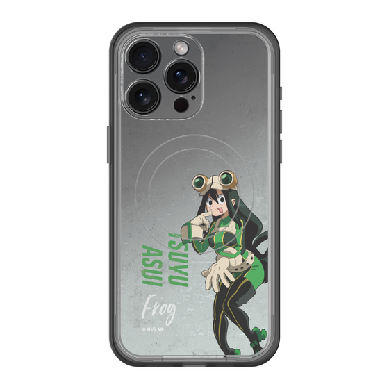 スリムプロテクションプレミアムケース with MagSafe［ 僕のヒーローアカデミア - 立ち絵 -蛙吹 梅雨 ］