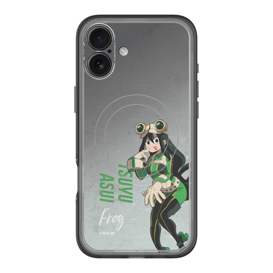 スリムプロテクションプレミアムケース with MagSafe［ 僕のヒーローアカデミア - 立ち絵 -蛙吹 梅雨 ］