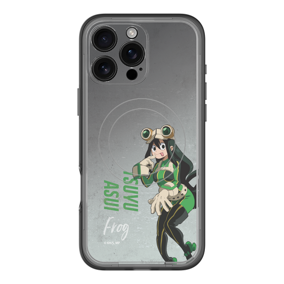 スリムプロテクションプレミアムケース with MagSafe［ 僕のヒーローアカデミア - 立ち絵 -蛙吹 梅雨 ］