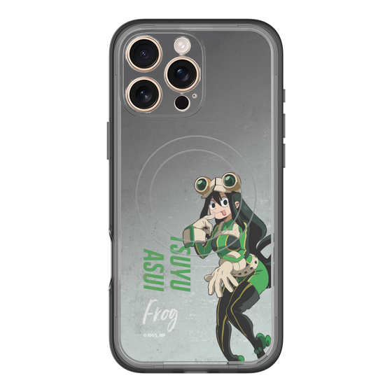 スリムプロテクションプレミアムケース with MagSafe［ 僕のヒーローアカデミア - 立ち絵 -蛙吹 梅雨 ］