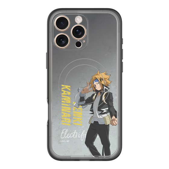 スリムプロテクションプレミアムケース with MagSafe［ 僕のヒーローアカデミア - 立ち絵 - 上鳴 電気 ］