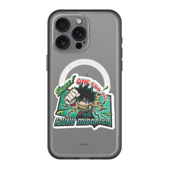 スリムプロテクションプレミアムケース with MagSafe［ 僕のヒーローアカデミア - ミニキャラ - 緑谷 出久 ］