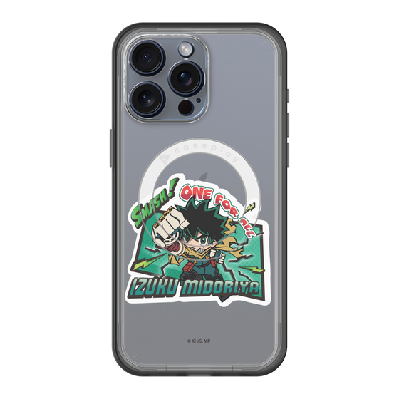 スリムプロテクションプレミアムケース with MagSafe［ 僕のヒーローアカデミア - ミニキャラ - 緑谷 出久 ］