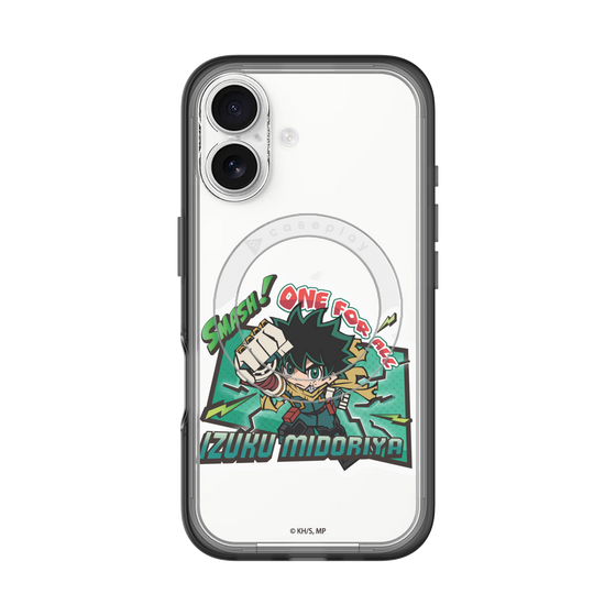スリムプロテクションプレミアムケース with MagSafe［ 僕のヒーローアカデミア - ミニキャラ - 緑谷 出久 ］