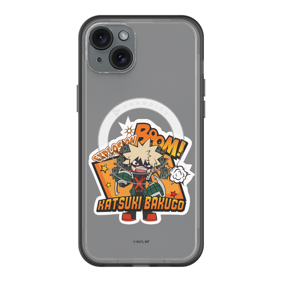 スリムプロテクションプレミアムケース with MagSafe［ 僕のヒーローアカデミア - ミニキャラ - 爆豪 勝己 ］