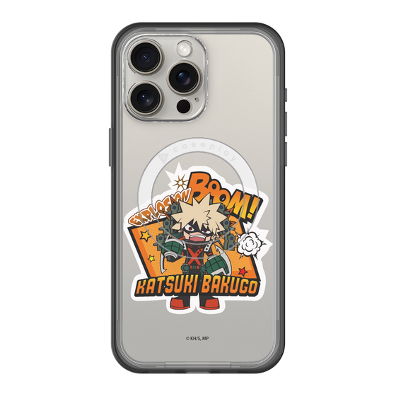 スリムプロテクションプレミアムケース with MagSafe［ 僕のヒーローアカデミア - ミニキャラ - 爆豪 勝己 ］