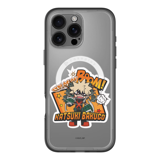 スリムプロテクションプレミアムケース with MagSafe［ 僕のヒーローアカデミア - ミニキャラ - 爆豪 勝己 ］