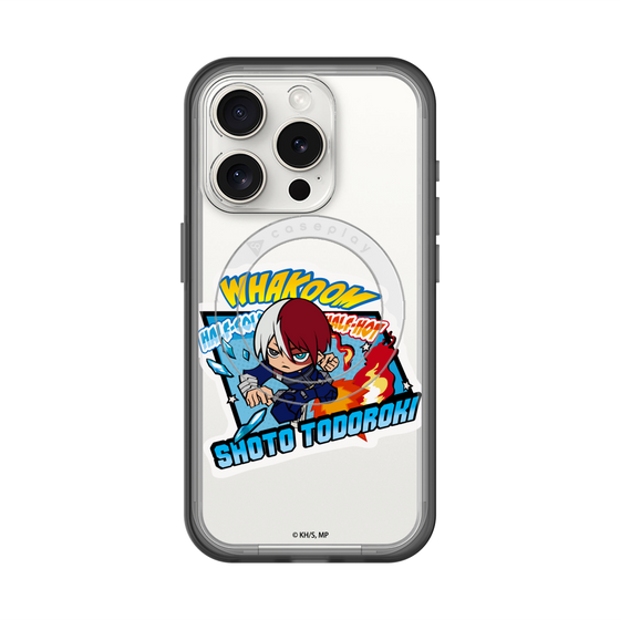 スリムプロテクションプレミアムケース with MagSafe［ 僕のヒーローアカデミア - ミニキャラ - 轟 焦凍 ］