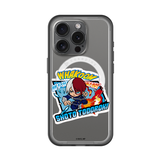 スリムプロテクションプレミアムケース with MagSafe［ 僕のヒーローアカデミア - ミニキャラ - 轟 焦凍 ］