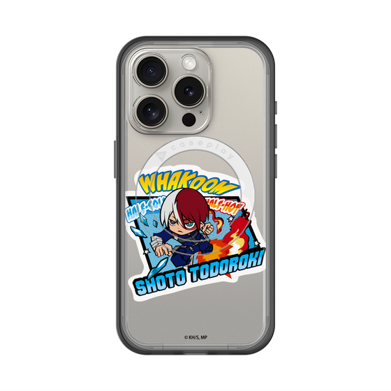 スリムプロテクションプレミアムケース with MagSafe［ 僕のヒーローアカデミア - ミニキャラ - 轟 焦凍 ］