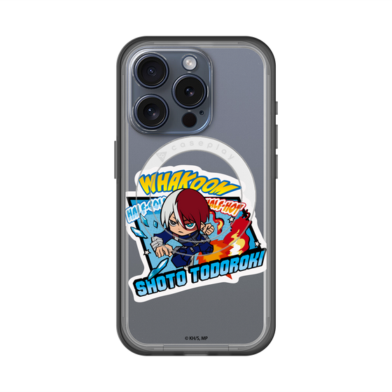 スリムプロテクションプレミアムケース with MagSafe［ 僕のヒーローアカデミア - ミニキャラ - 轟 焦凍 ］