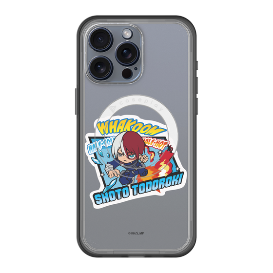 スリムプロテクションプレミアムケース with MagSafe［ 僕のヒーローアカデミア - ミニキャラ - 轟 焦凍 ］