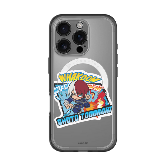 スリムプロテクションプレミアムケース with MagSafe［ 僕のヒーローアカデミア - ミニキャラ - 轟 焦凍 ］