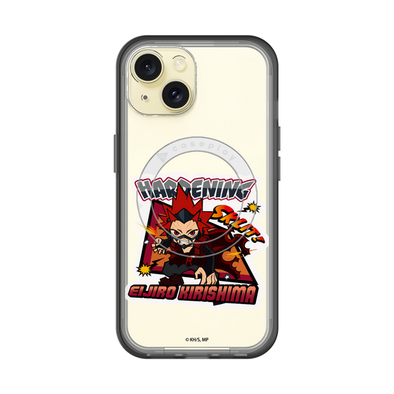 スリムプロテクションプレミアムケース with MagSafe［ 僕のヒーローアカデミア - ミニキャラ - 切島 鋭児郎 ］