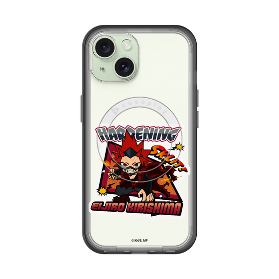 スリムプロテクションプレミアムケース with MagSafe［ 僕のヒーローアカデミア - ミニキャラ - 切島 鋭児郎 ］