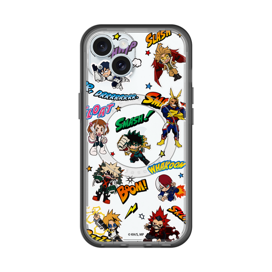 スリムプロテクションプレミアムケース with MagSafe［ 僕のヒーローアカデミア - アメコミ ］