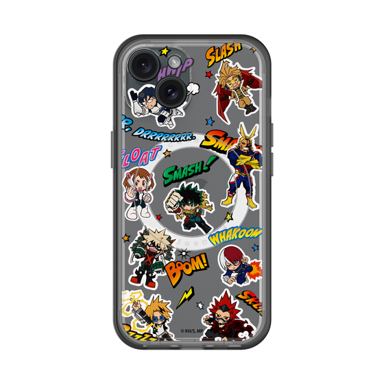 スリムプロテクションプレミアムケース with MagSafe［ 僕のヒーローアカデミア - アメコミ ］