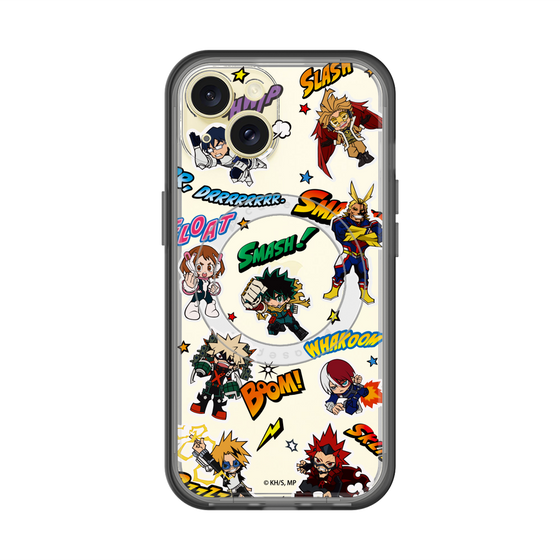 スリムプロテクションプレミアムケース with MagSafe［ 僕のヒーローアカデミア - アメコミ ］