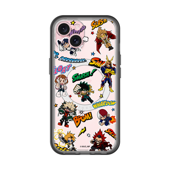 スリムプロテクションプレミアムケース with MagSafe［ 僕のヒーローアカデミア - アメコミ ］