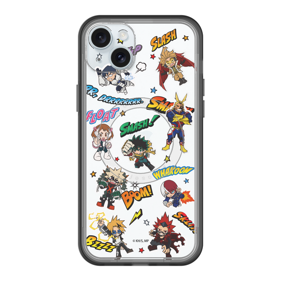 スリムプロテクションプレミアムケース with MagSafe［ 僕のヒーローアカデミア - アメコミ ］