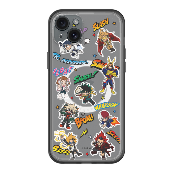 スリムプロテクションプレミアムケース with MagSafe［ 僕のヒーローアカデミア - アメコミ ］