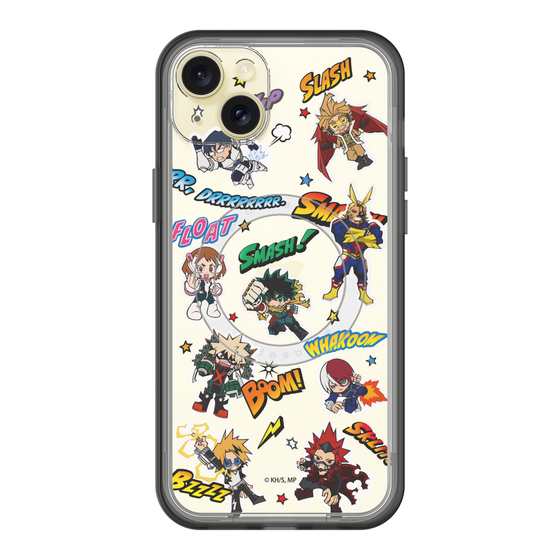 スリムプロテクションプレミアムケース with MagSafe［ 僕のヒーローアカデミア - アメコミ ］