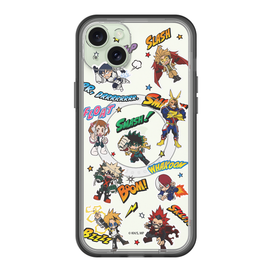 スリムプロテクションプレミアムケース with MagSafe［ 僕のヒーローアカデミア - アメコミ ］