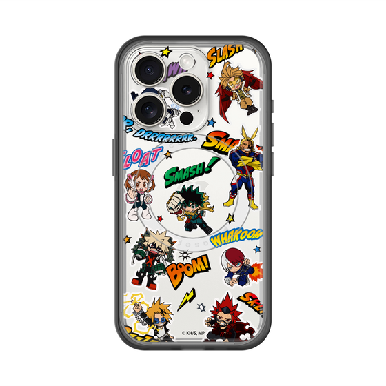 スリムプロテクションプレミアムケース with MagSafe［ 僕のヒーローアカデミア - アメコミ ］