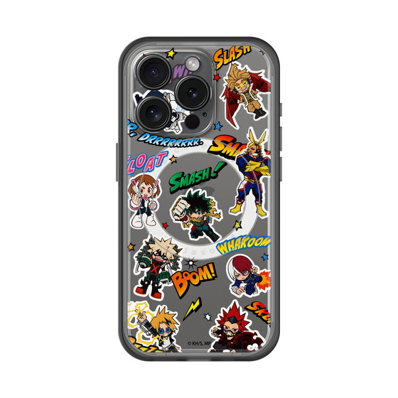 スリムプロテクションプレミアムケース with MagSafe［ 僕のヒーローアカデミア - アメコミ ］