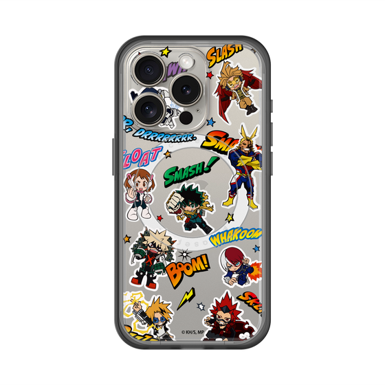 スリムプロテクションプレミアムケース with MagSafe［ 僕のヒーローアカデミア - アメコミ ］