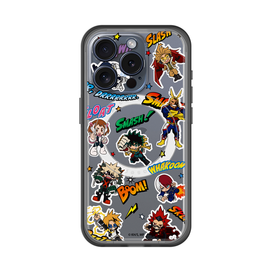 スリムプロテクションプレミアムケース with MagSafe［ 僕のヒーローアカデミア - アメコミ ］