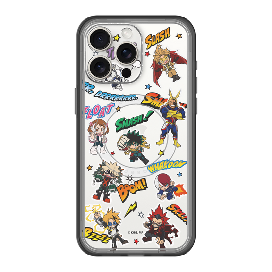 スリムプロテクションプレミアムケース with MagSafe［ 僕のヒーローアカデミア - アメコミ ］