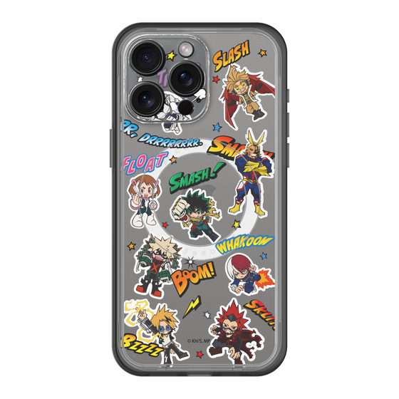 スリムプロテクションプレミアムケース with MagSafe［ 僕のヒーローアカデミア - アメコミ ］