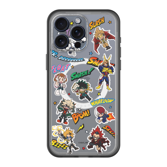 スリムプロテクションプレミアムケース with MagSafe［ 僕のヒーローアカデミア - アメコミ ］