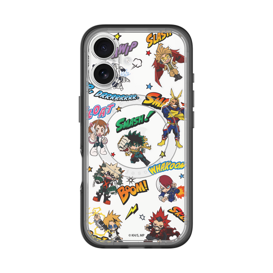 スリムプロテクションプレミアムケース with MagSafe［ 僕のヒーローアカデミア - アメコミ ］