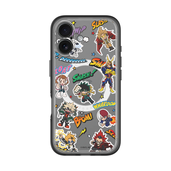 スリムプロテクションプレミアムケース with MagSafe［ 僕のヒーローアカデミア - アメコミ ］