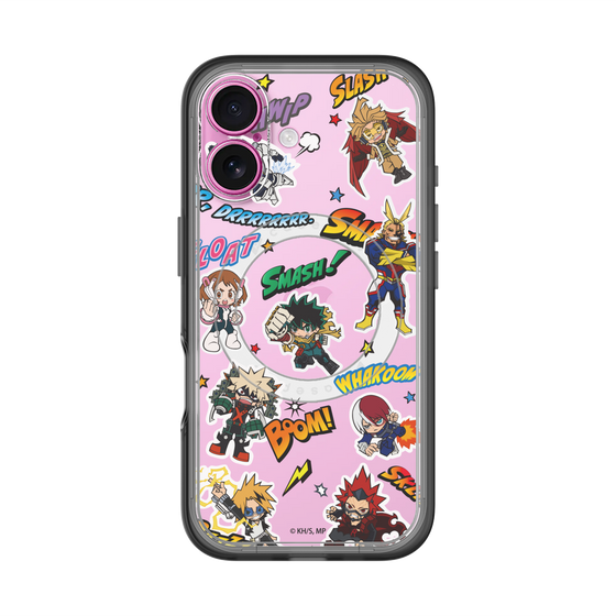 スリムプロテクションプレミアムケース with MagSafe［ 僕のヒーローアカデミア - アメコミ ］