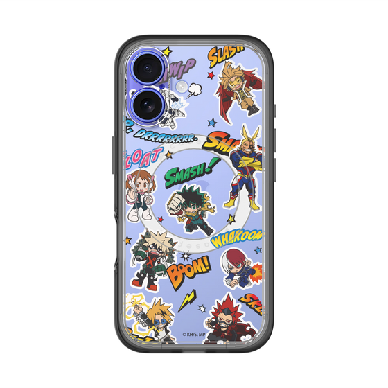 スリムプロテクションプレミアムケース with MagSafe［ 僕のヒーローアカデミア - アメコミ ］