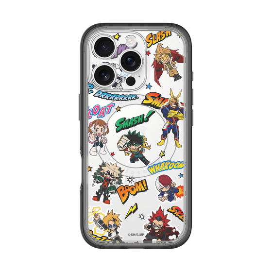 スリムプロテクションプレミアムケース with MagSafe［ 僕のヒーローアカデミア - アメコミ ］